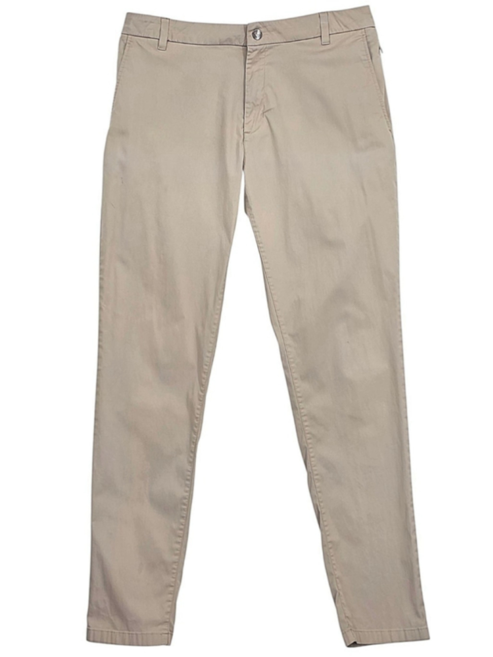 Birddogs Mens Chino Pants 34x34 Khaki Stretch Performance Golf Slim Tapered